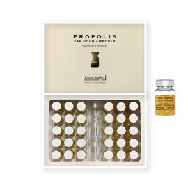 Este Valley Propolis 24K Gold Ampoule 5ml x 30EA+Sample / 에스테밸리 프로폴리스 24K 골드 앰플 5ml x 30EA+샘플