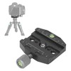 Quick Release Plate Universal Aluminum Alloy SLR Camera Tripod Head