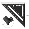 Carpenter Measuring Square Metric Imperial 7 Inches,Aluminum Alloy,90 Degree Thickened