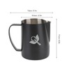 Frothing Cup Prevent Spilling 304 Stainless Steel Milk Frothing Pitcher