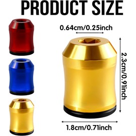 3-Pack Magnetic Screwdriver Bit Holder Ring Set Universal Alloy Screw Holder for Hex Screwdrivers Power Bits DIY Repair Tool Kit