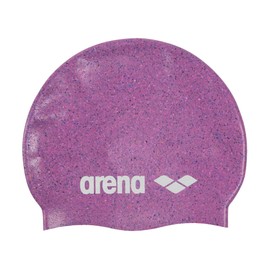 ARENA Junior - Gorro de natación Unisex de Silicona reciclada para niñas y niños, cómoda y Duradera, para Piscina, Talla única, Color Rosa, Multicolor
