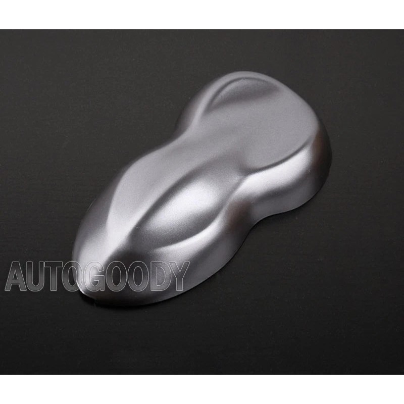 AUTOGOODY 96" x 60" Satin Matte Chrome Metallic Dark Gray