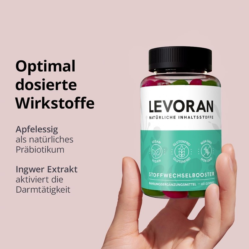 Levoran Levoran Stoffwechsel Booster Gummies, vegan, glutenfrei (2)