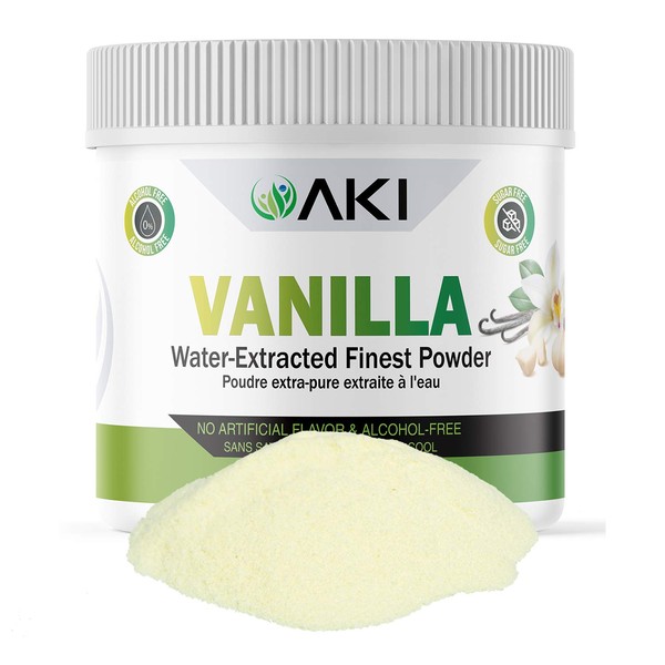 Aki Natural Fine Vanilla Powder ( 5.29OZ /150Gr ) Natural