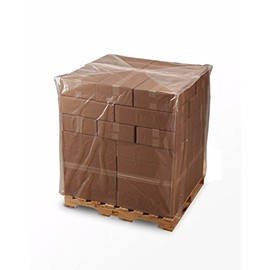 30" x 26" x 60" x 1.5 mil Clear Eco-Manufactured Plastic Side-Gusseted Bags (Case of 100)