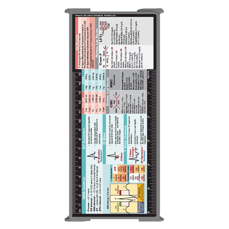 Whitecoat® Clipboard - Nursing Edition (Silver, Trifold)