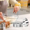 Obsoorth 12 Pcs Round Cookie Biscuit Cutter Set 1.0-4.4 Inch