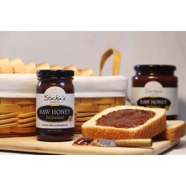 Stockin's Apiaries Raw Buckwheat Honey, Unheated, Unfiltered, & Nutritious, 17 Oz.