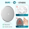 Wuno Shop 7 Inch Cleanout Cover Plate, Round Cleanout Plug