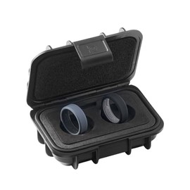 The Ridge Silicone Wedding Band for Men - Silicone Ring for Men - Beveled Edge, Dual Band Design - Mens Rubber Wedding Ring 8mm