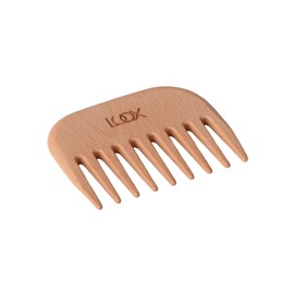 Luqx Wooden Comb (Coarse Tooth Curling Comb, Highlight Comb, Finger Styler, Hair Comb, Afro Comb, Made of Wood)