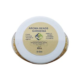 Jane Bernard Gardenia Scented Aroma Sachet Beads_5 Oz Jar Plus Empty Sachet Bag