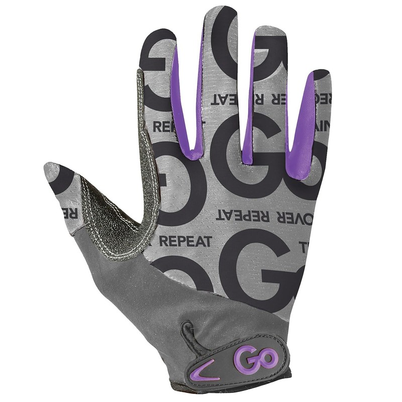 GoFit GF-WGFF-M/PPL Women's Pro Trainer Full-Finger Training Gloves (Medium)