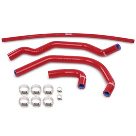 G-PLUS Silicone Radiator Hoses Kit Compatible with Yamaha Banshee 350 YFZ350 1987-2006(Red)