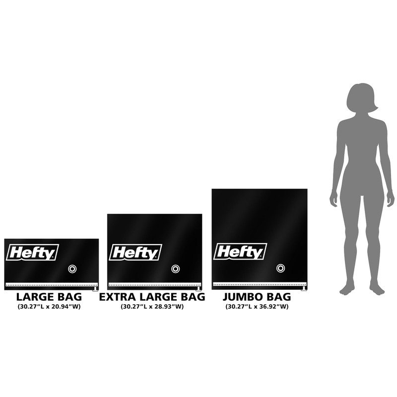 Hefty MAX Shrink-Pak Combo Pack - 1 Large, 1 XL,
