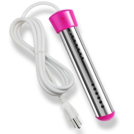 1500W Immersion Water Heater with Stainless Steel Guard Portable Electric Submersible Water Heater