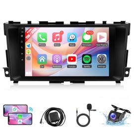 Leadfan Car Play Radio for Nissan Altima Teana 2013-2018 Car Stereo Wireless Carplay & Android Auto, 9" IPS Touch Screen for Altima GPS Navigation WiFi BT FM Receiver Rear Camera (CanBus Included)