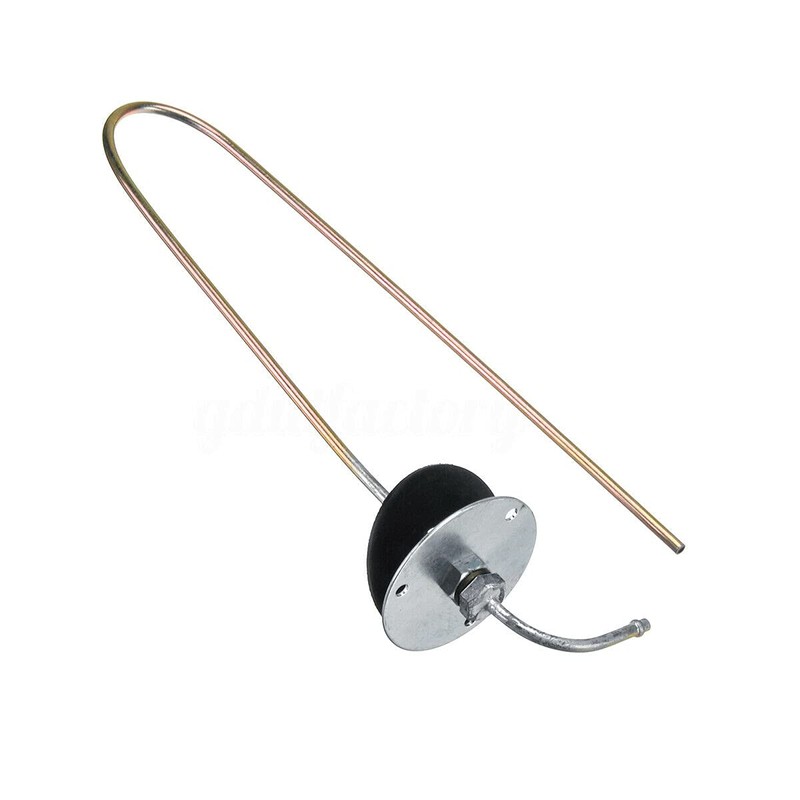 Riloer 60cm Long Metal Rubber Car Tank Hose Bracket Fit
