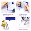 Compass Set Geometry Set, Stainless Steel Compass Drawing Tool, Compass