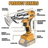 Cordless Sheet Metal Cutter Brushless for De-walt 20v Max Battery(Tool