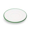 GMUNDNER KERAMIK Saucer Espresso Gourmet Diameter 11 cm Green Rim