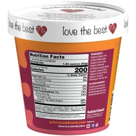 Gabriel & Daniel Instant Oatmeal with Turmeric, Almonds & Coconut – Non-GMO, Pure and Organic Gluten Free Oats – High Fiber & Protein for a Nourishing & Quick Breakfast (Pack of 12)