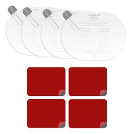 FUMALON Electrostatic Sticker with Adhesive Pads Compatible with 70mai Dash Camera M500, 4Packs VHB Double-Sided Sticker Adhesive Pad and Car Windshield Electrostatic Film for Mounting Dash Cam