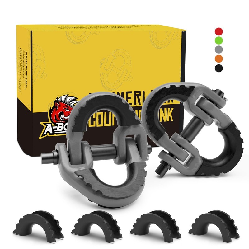 A-BOAR 1/2 Safety Chain Connector Link, 12000lbs Capacity, 2pack Hammerlock