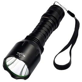 MiXXAR Rechargeable Spotlight, 3,000 Lumens Handheld Hunting Flashlight Led Spot Light, Lightweight and Super Bright Spotlight for Hunting Boating Camping (FLC8-PJ007-B)