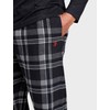 Farah Men's Long Sleeve PJ Lounge Set Soft Cotton Long