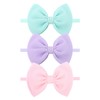 Lanmerry 3PCS 4.5’’ Hair Bows for Baby Girls Newborn Infant