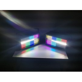 LED Par bar Panel Stage Light,SENLAN 280pcsX0.5W SMD 5050 RGB 3-in-1 Plus 56pcs White LEDs Panel Light of 2 Modes DMX512 for Disco/Party/Theater