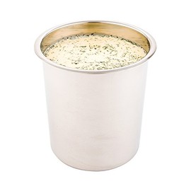 Restaurantware Met Lux 3.5 Quart Bain Marie 1 Corrosion-Resistant Bain Marie Pot - For Hot And Cold Food Serve Or Store Food Stainless Steel Food Pot Lid Sold Separately