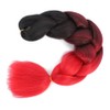 AFNOTE Ombre Red Braiding Hair Extensions 24 Inch 3 Packs