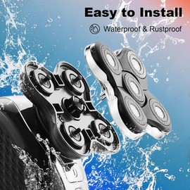 3PACK XR7000 Balder Pro Replacement Head Compatible with Remington Balder Pro Head Shaver Model XR7000/XR1500/XR1501