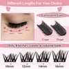 Cluster Eyelashes, Pack of 72 Individual Eyelashes, Eyelash Clusters, DIY