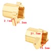 ZXYRC Brass Front Rear Steering Knuckle C Hub Counter Weight