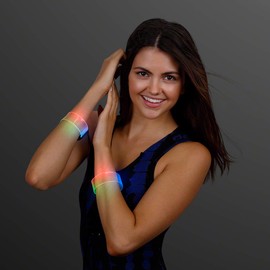 Cosmic Color Changing LED Light Up Bracelets with Magnetic Clasp