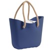 Brook + Bay Beach Rubber Tote Bag with Zipper -