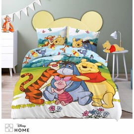 Winnie The Pooh Bed Linen 80 x 80 135 x 200 cm, 100% Cotton Renforce