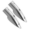 2pcs 7/8in Handrail End 316 Stainless Steel Anti Corrosion Accessory