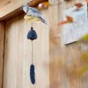 MrMrKura Bird Wind Chimes, Metal Wind Bell Pendent for Outside