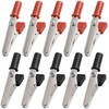 10Pcs Alligator Clips, 50mm Small Metal Electrical Clamps Wire Alligator