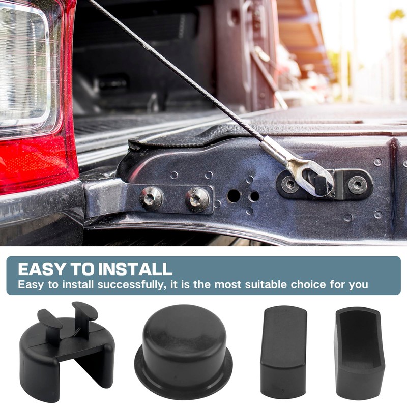 4PCS Tailgate Bushing Kit,Tail Gate Hinge Inserts Compatible with Dodge