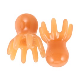 Ipetboom 2pcs Scalp Massage Comb Octopus Head Massagers for Acupressure Relief Meridian Scraping Hair Care Portable Design for Home Office Travel Enhance Sleep and Reduce Stress