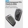 TECART 3/4/5/6 Button Key Fob Cover with Keychain Fit for