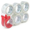BOMEI PACK Clear Silent Packing Tape, 2.6Mil Heavy Duty No