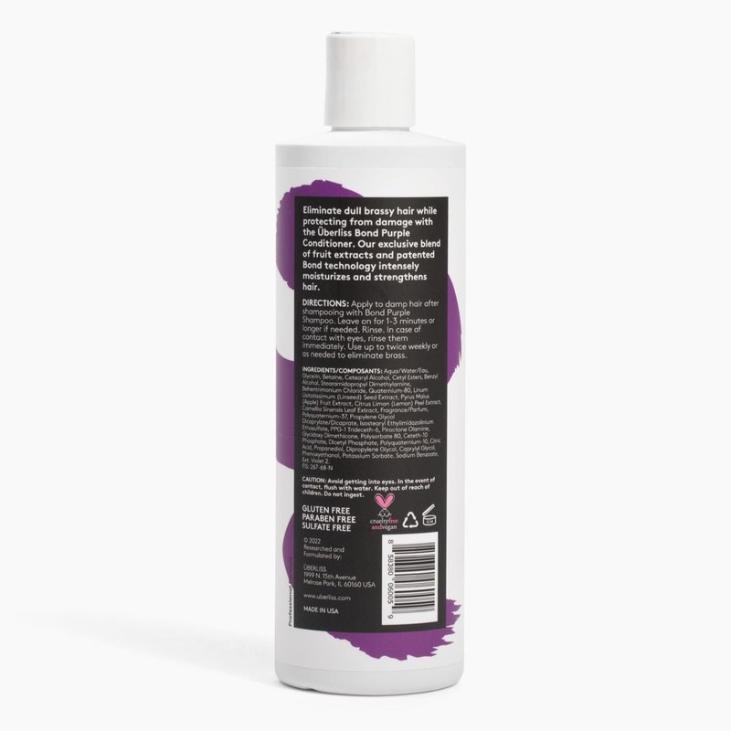 UBERLISS Bond Purple Conditioner for Blonde 10oz - Platinum Blonde