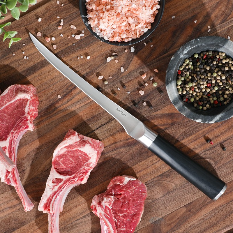 Babish 8-Inch Boning Knife – High-Carbon 1.4116 German Steel Kitchen